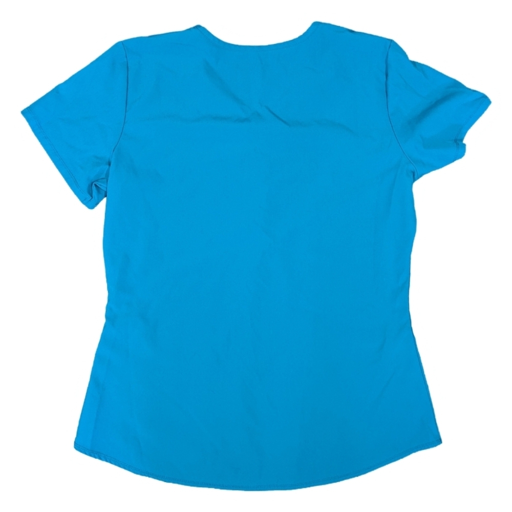Sketcher's Women's Size Medium Blue Nurse Scrub Top - Picture 2 of 5